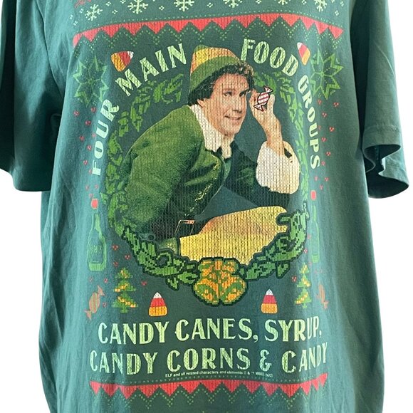 Buddy the Elf T-Shirt Men's Medium Elf Christmas Tee - Picture 6 of 6